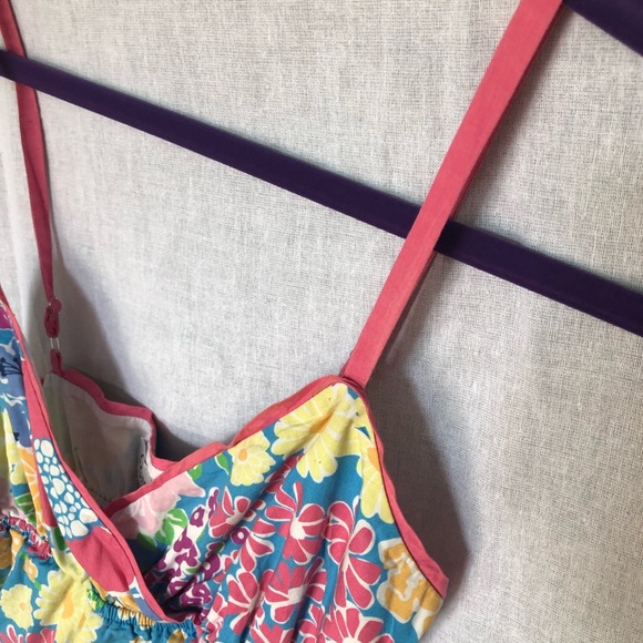 Lilly Pulitzer Floral Tank Top Size 0 - Picture 4 of 10